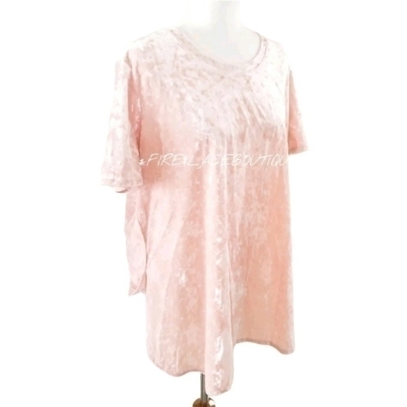 VINTAGE 60S 70S STRETCH VELVET TOP SZ XL 1X - Picture 3 of 4